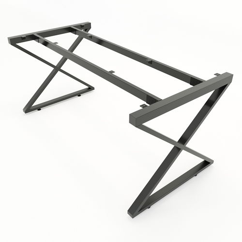 SFXC103 - Chân bàn họp nhỏ sắt 25x50 lắp ráp chữ X