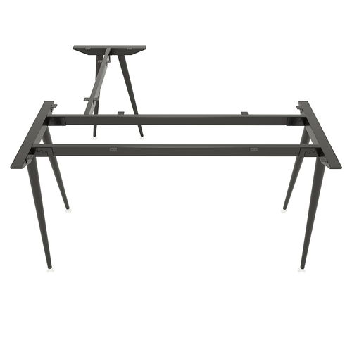 SFCN105 - Chân bàn làm việc góc L sắt ống Côn lắp ráp