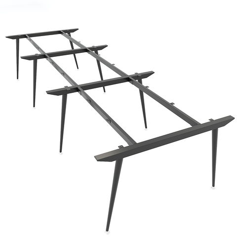 SFCN123 - Chân bàn làm việc cụm 6 chỗ sắt Côn lắp ráp