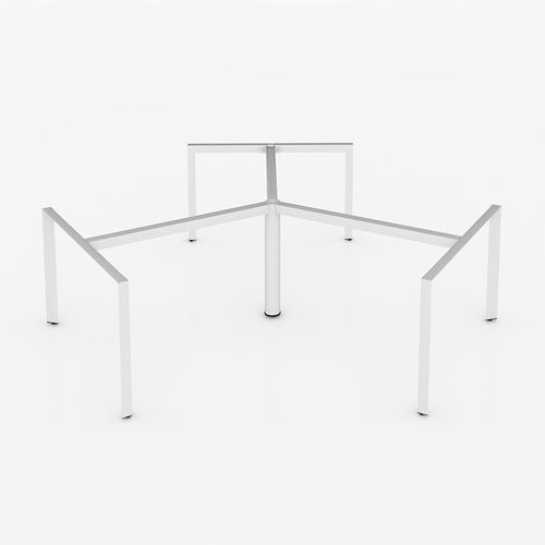 SFTA121 - Chân bàn cụm 3 chỗ tam giác lắp ráp