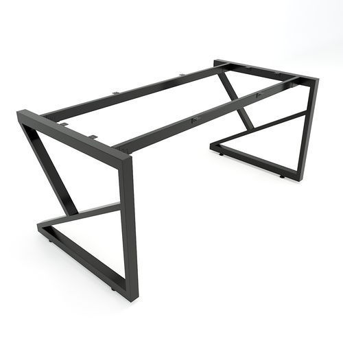 SFKC102 - Chân bàn giám đốc sắt 25x50 lắp ráp chữ K