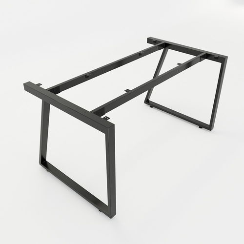 SFTV102 - Chân bàn giám đốc sắt 25x50 lắp ráp hình thang vuông
