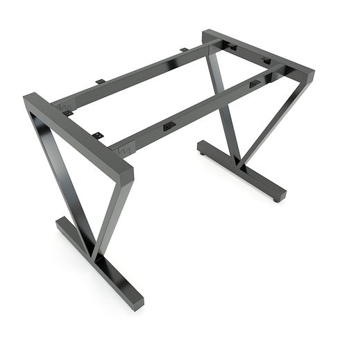 SFVC101 - Chân bàn đơn giản sắt 25x50 lắp ráp chữ V