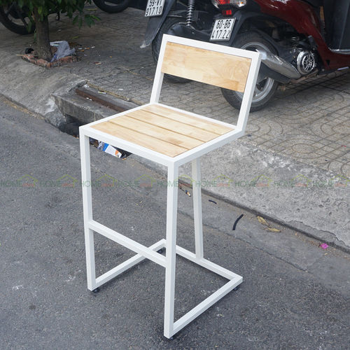 SFBR005- Ghế Bar khung sắt có tựa lưng