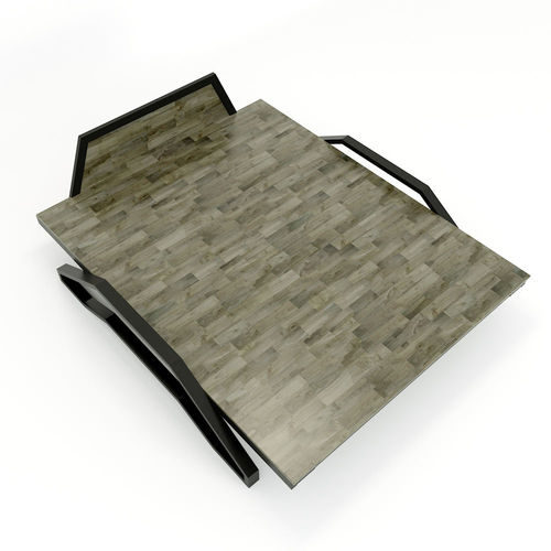 SFGN008 - Giường ngủ Tankbed khung sắt lắp ráp gỗ cao su 4