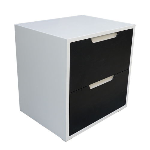 SFTDG006- Tủ đầu giường 2 hộc kéo gỗ cao su 50x40x50cm 5