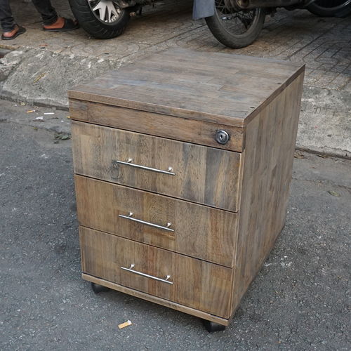 SFTCN002 - Tủ hồ sơ cá nhân có 3 ngăn kéo gỗ cao su 8