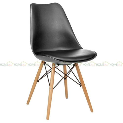 Ghế nhựa có đệm chân gỗ nhiều màu 2