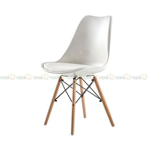 Ghế nhựa có đệm chân gỗ nhiều màu 3