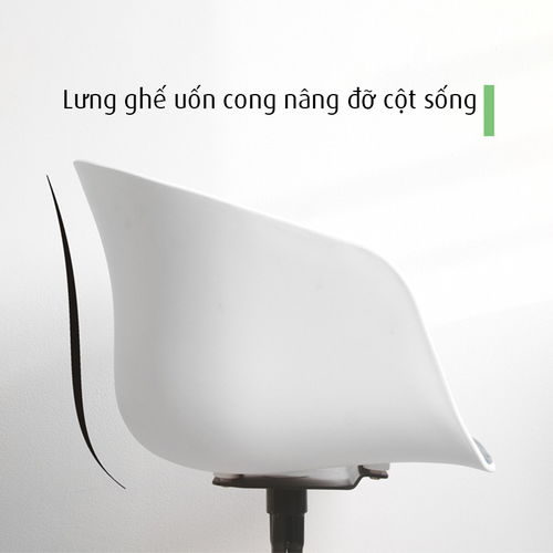 GBC032 - Ghế bàn cao lót nệm chân sắt có bánh xe di động 2