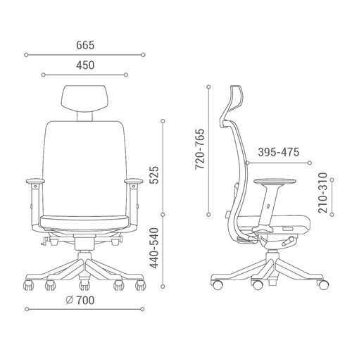 Ghế Ergonomic ANTO-01 văn phòng