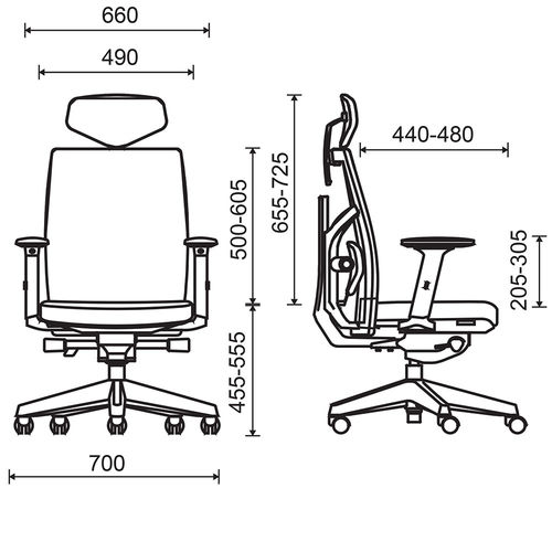 Ghế Ergonomic Tone-01 văn phòng