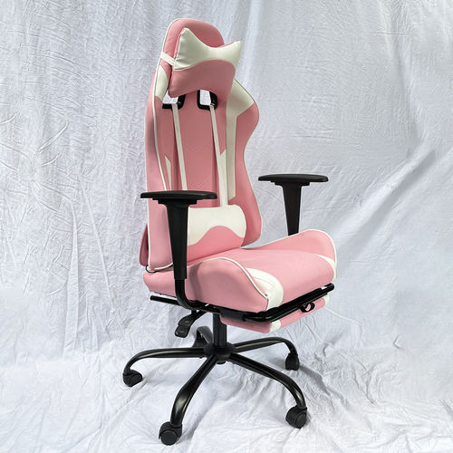 Ghế Gaming 7188 màu hồng trắng