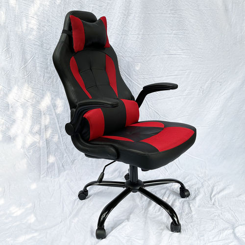 Ghế Gaming RC66 màu đen đỏ tay lật