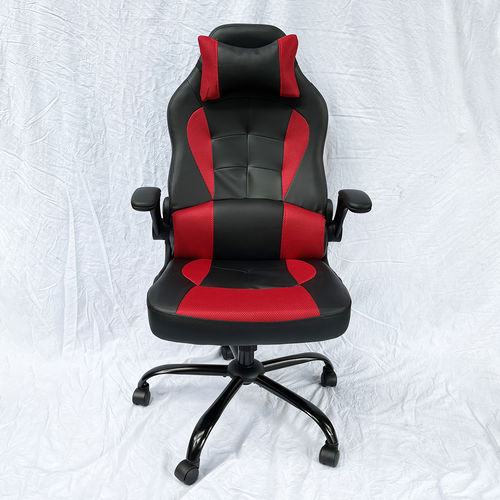 Ghế Gaming RC66 màu đen đỏ tay lật