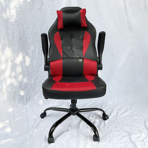 Ghế Gaming RC66 màu đen đỏ tay lật