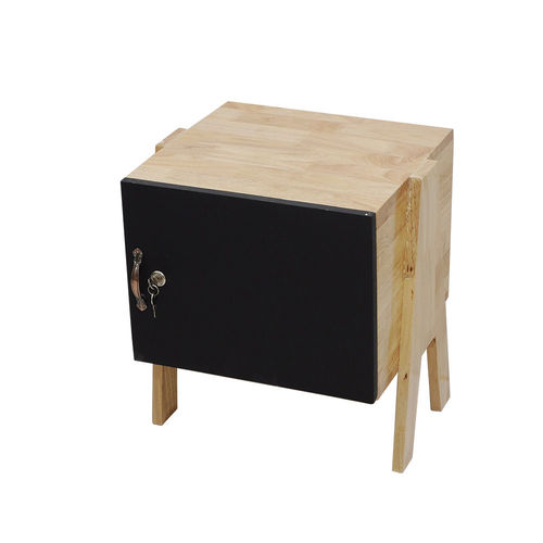 Tủ đầu giường Mini gỗ cao su 1 cánh chân chữ A nhiều màu 1
