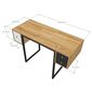 Bàn trang điểm gỗ cao su hộc kéo bên SFBTD014