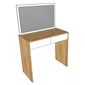 Bàn trang điểm gỗ cao su kèm gương SFBTD012