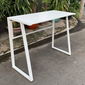 SFBD004- Bàn làm việc đứng gỗ cao su chân sắt hình thang cao 105cm