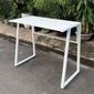 SFBD004- Bàn làm việc đứng gỗ cao su chân sắt hình thang cao 105cm