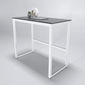 SFBD005- Bàn làm việc đứng gỗ cao su chân sắt chữ nhật cao 105cm