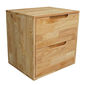SFTDG006- Tủ đầu giường 2 hộc kéo gỗ cao su 50x40x50cm