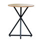 SFBCF001- Bàn XCafe mặt gỗ tre D60cm