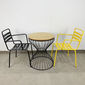 SFBCF031 - Bàn cafe gỗ TRE tròn 60cm chân Đồng Hồ Cát 3