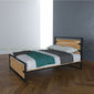 SFGN002 - Giường ngủ gỗ cao su khung sắt lắp ráp Ferrro 2