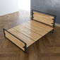 SFGN002 - Giường ngủ gỗ cao su khung sắt lắp ráp Ferrro 4