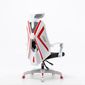 Ghế Gaming Ergonomic màu trắng đỏ cao cấp