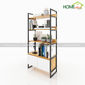 Kệ tủ gỗ trang trí 4 tầng hiện đại - SFKS027