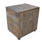 SFTCN002 - Tủ hồ sơ cá nhân có 3 ngăn kéo gỗ cao su 7